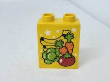 Lego Duplo képeskocka - zöldség, gyümölcs