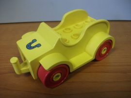 Lego Duplo Autó (sárga) (akasztós)