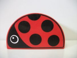  Lego Duplo képeskocka - katica (karcos)