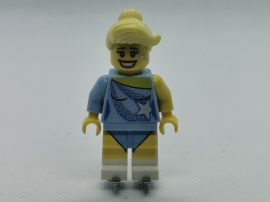 Lego Minifigura - Jégkorcsolyázó (col063) (szoknyája hiányzik)