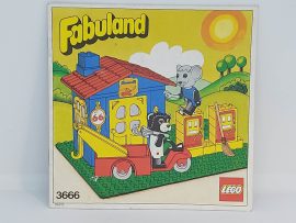 Lego Fabuland - Benzinkút - 3666 katalógus Lego Fabuland - Benzinkút - 3666 katalógus