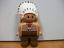 Lego Duplo ember - indián (barna)