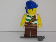 Lego Pirates figura - Zöld Kalóz (pi133)