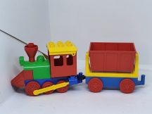 Lego Duplo mozdony, lego duplo vonat utánfutóval