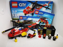 Lego  City - Sürgősségi tűzoltó egység 60108 (doboz+katalógus)