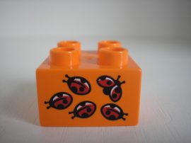Lego duplo képeskocka - katica