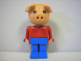 Lego Fabuland állatfigura - malac (lába laza)