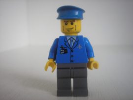 Lego City figura - Airport repülőtéri pilóta 7734 (air039)