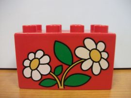 Lego Duplo képeskocka - virág 