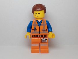 Lego Movie figura - Emmet - Félreeső mosoly / Dühös (tlm142)