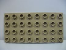   Lego Duplo Alaplap 4*8 (s.drapp) (egyik sarkán kicsi repedés)