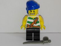 Lego Pirates figura - Zöld kalóz (pi131)