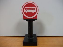 Lego Duplo képeskocka + talp (busz, karcos)