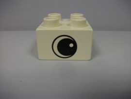 Lego Duplo képeskocka - szem (karcos)