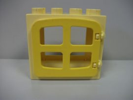 Lego Duplo ablak (halványsárga)