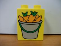 Lego Duplo képeskocka - répa (karcos,kopott)