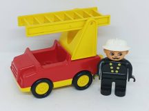 Lego Duplo Autó (piros) figurával létrával