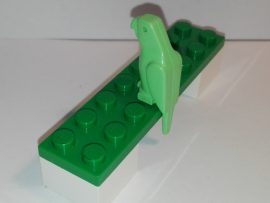 Lego állat - zöld papagáj (2546)