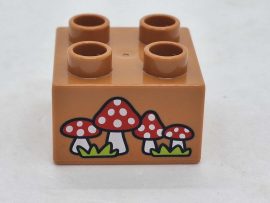 Lego Duplo képeskocka - gomba