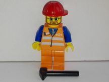 Lego Train figura - Építőipari munkás (trn224)