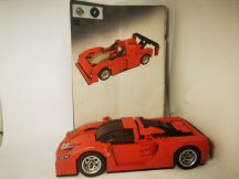   Lego Racers - Enzo Ferrari 8652 (katalógussal, kicsi hiány)