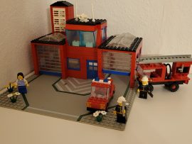 Lego Town - Tűzoltó Állomás 6385 RITKASÁG 80-as évekből
