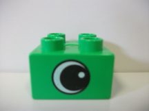 Lego Duplo képeskocka - szem v. zöld (karcos)