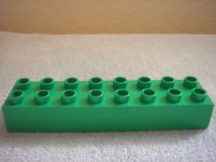 Lego Duplo kocka 2*8 v.zöld