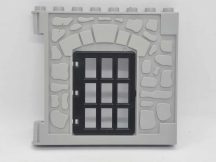 Lego Duplo Fal Elem (világos szürke)