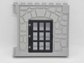 Lego Duplo Fal Elem (világos szürke)