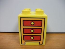 Lego Duplo képeskocka  - komód