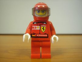 Lego Racers figura - Ferrari pilóta (rac024as)