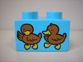 Lego Duplo képeskocka - kacsa