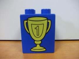 Lego Duplo képeskocka - kupa (karcos)