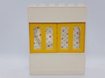 Lego Duplo ablakos fal elem függönnyel