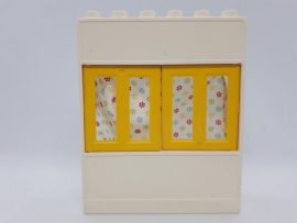 Lego Duplo ablakos fal elem függönnyel