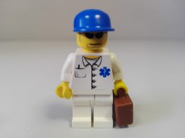 Lego City figura - doktor (doc023) 