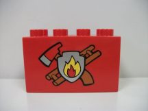 Lego Duplo képeskocka - tűzoltó (kopott a minta)
