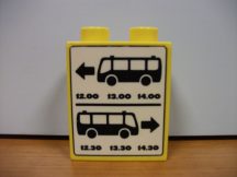 Lego Duplo képeskocka - busz (karcos)