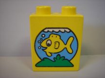 Lego Duplo képeskocka - hal (karcos)