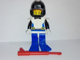 Lego Aquanaut figura - búvár (aqu029) (felsőteste egy ponton kicsit sárgult)