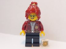 Lego City Figura - Tűzoltóparancsnok nő (cty1012)