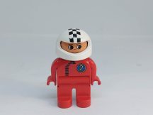 Lego Duplo ember - fiú (autóversenyző)