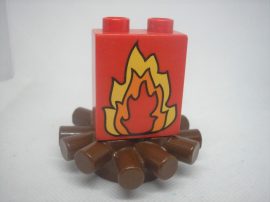 Lego Duplo farakás + tűz 