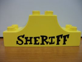 Lego Duplo képeskocka - sheriff