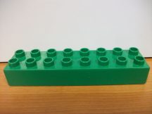    Lego Duplo 2*8 kocka s.zöld (tetején egy kicsi nyomódás)