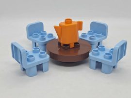 Lego Duplo asztal székkel kancsóval