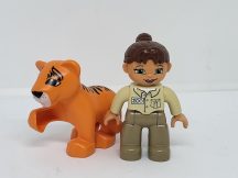 Lego Duplo tigris (kicsi) + lány