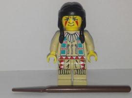 Lego Western figura - Indian Tan Shirt 2 (ww023) (Nagyon ritka)