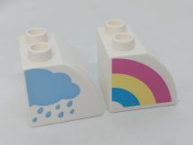 Lego Duplo Képeskocka - szivárvány, esőfelhő 10993-ból